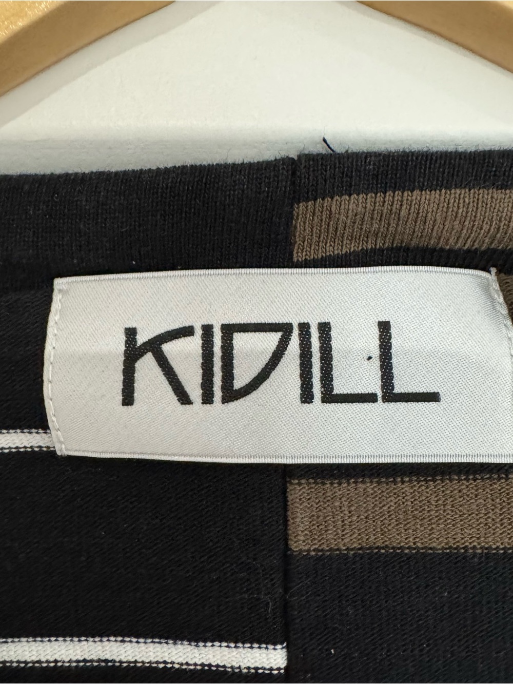 KIDILL Chaos Border Oversized T-Shirt | Japan Punk Streetwear | Men’s L/XL NWOT - Picture 12 of 13